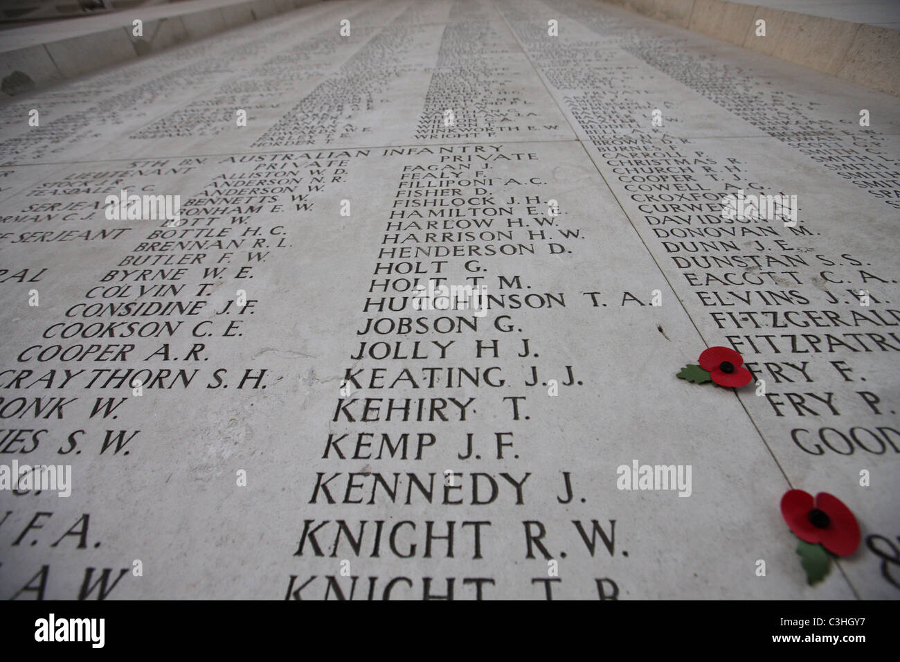 Menin Gate, Ypres, Belgium. Stock Photo