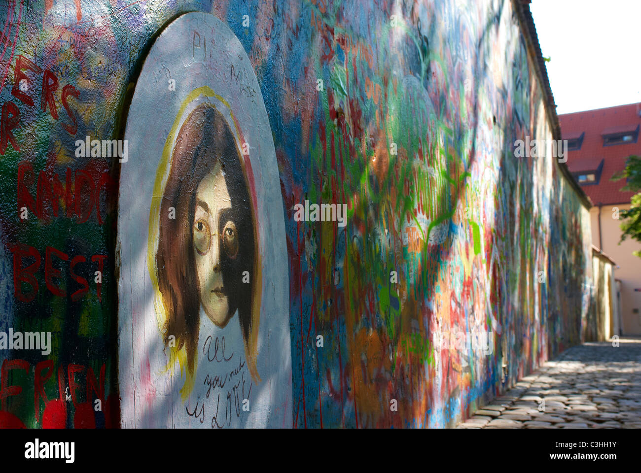 The John Lennon Wall in Prague, Czech Republic Stock Photo Alamy