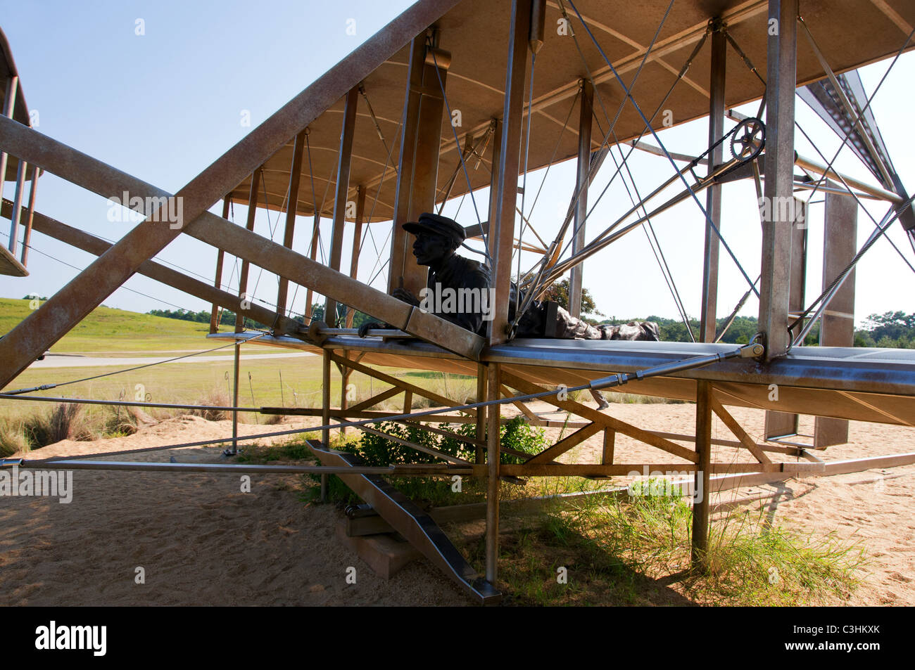Wright brothers memorial stock photo alamy