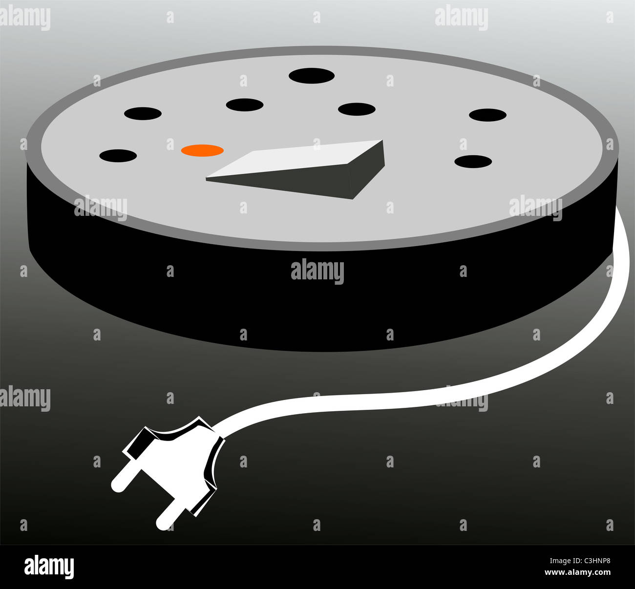 code wire with plug and switch Stock Photo - Alamy