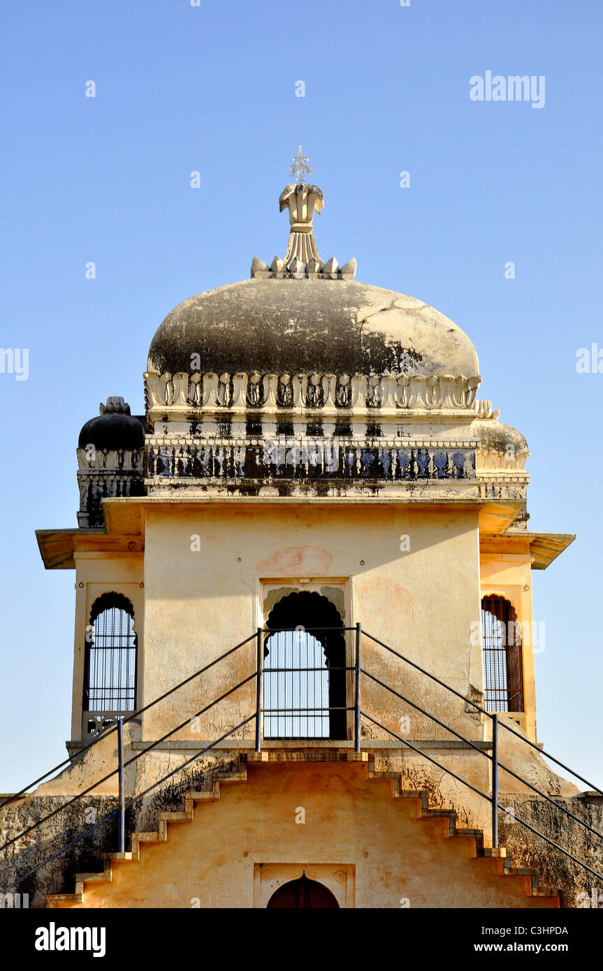 A View of Rani Roopmati palace, Chittor, Rajasthan, India Stock Photo