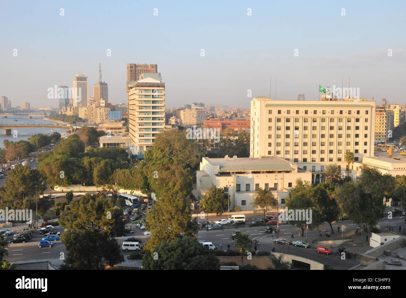 Arab league headquarters building hi-res stock photography and images