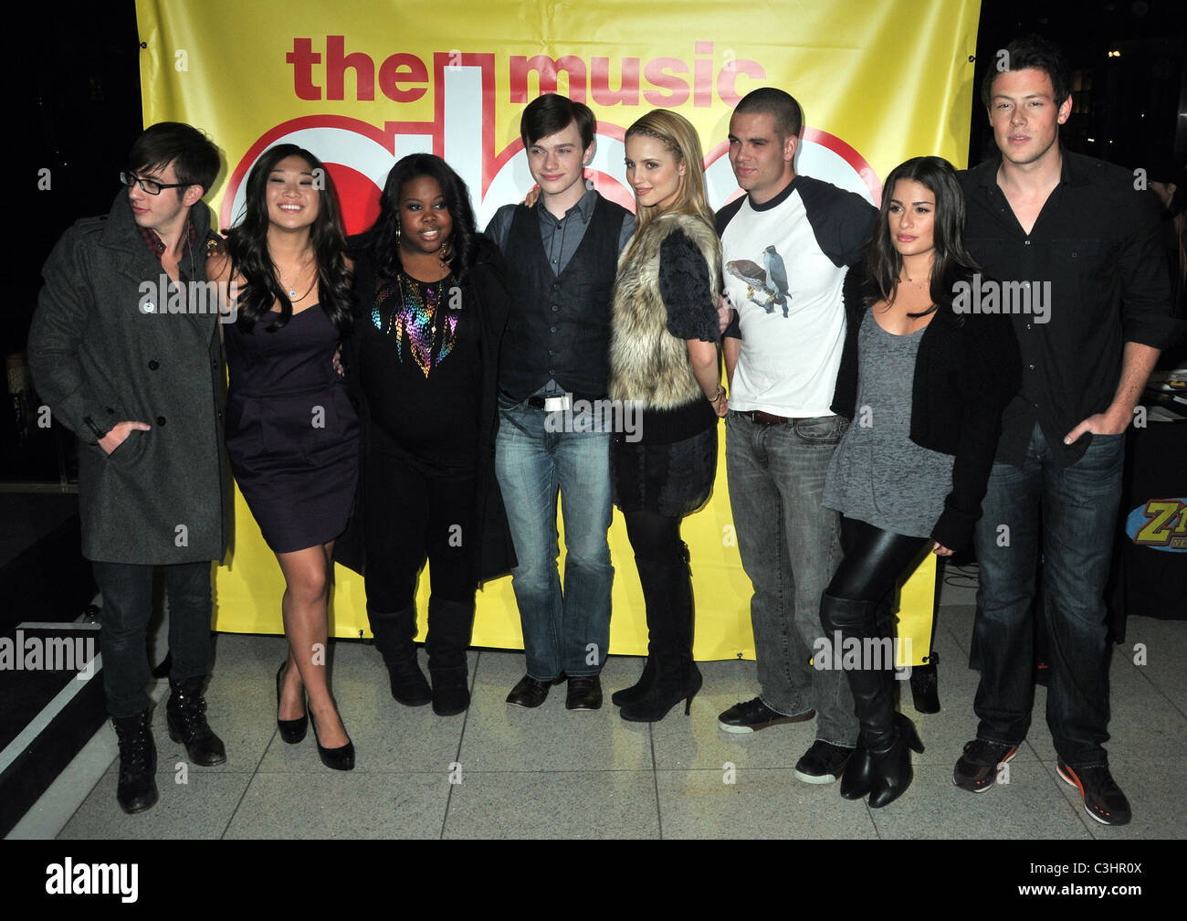 Kevin McHale, Jenna Ushkowitz, Amber Riley, Chris Colfer, Dianna Agron