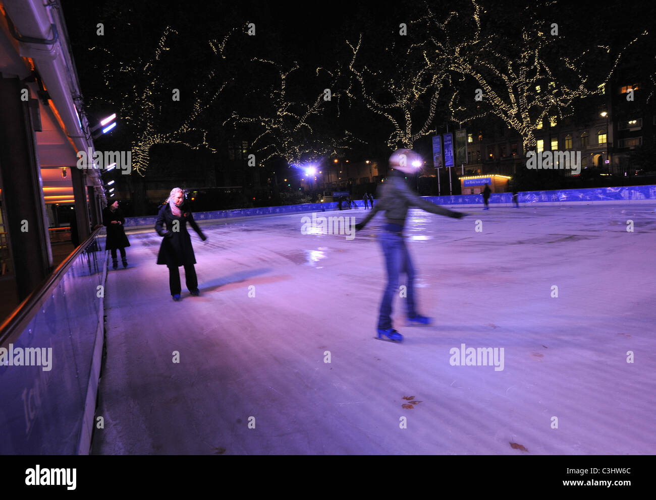 Natural History Museum Ice Rink launch event Annual skating