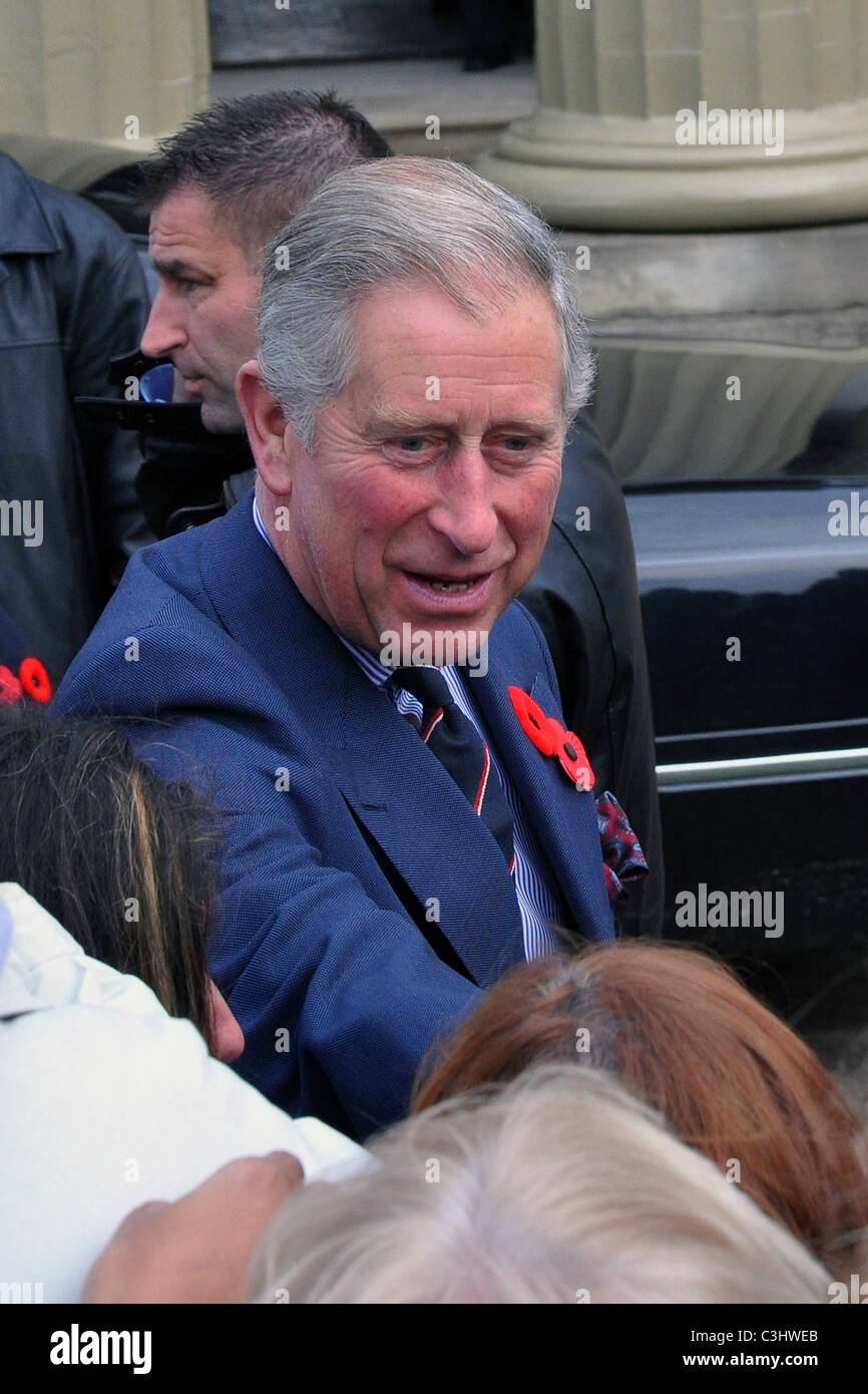 Prince Charles, Prince of Wales at Dundurn Castle, the ancestoral home