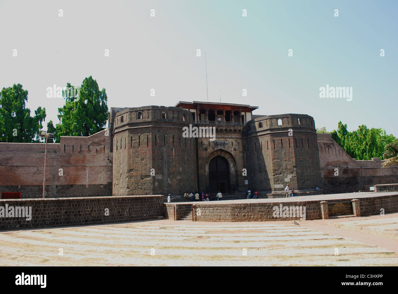 shanwar wada buil by 1 bajirao peshaw in1736 Stock Photo