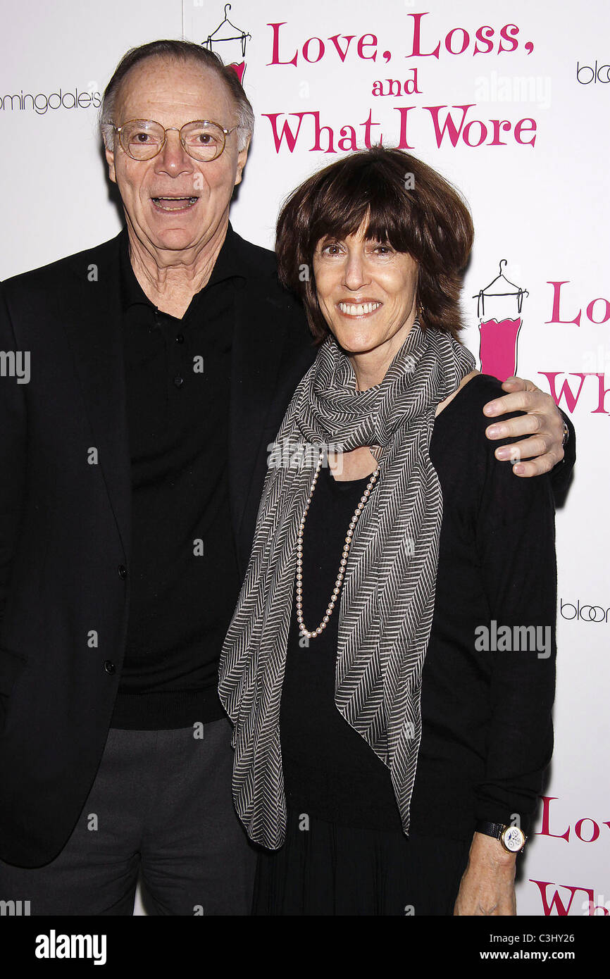 Nicholas Pileggi and his wife Nora Ephron Party to celebrate the new cast members of the play 'Love, Loss, and What I Wore' at Stock Photo