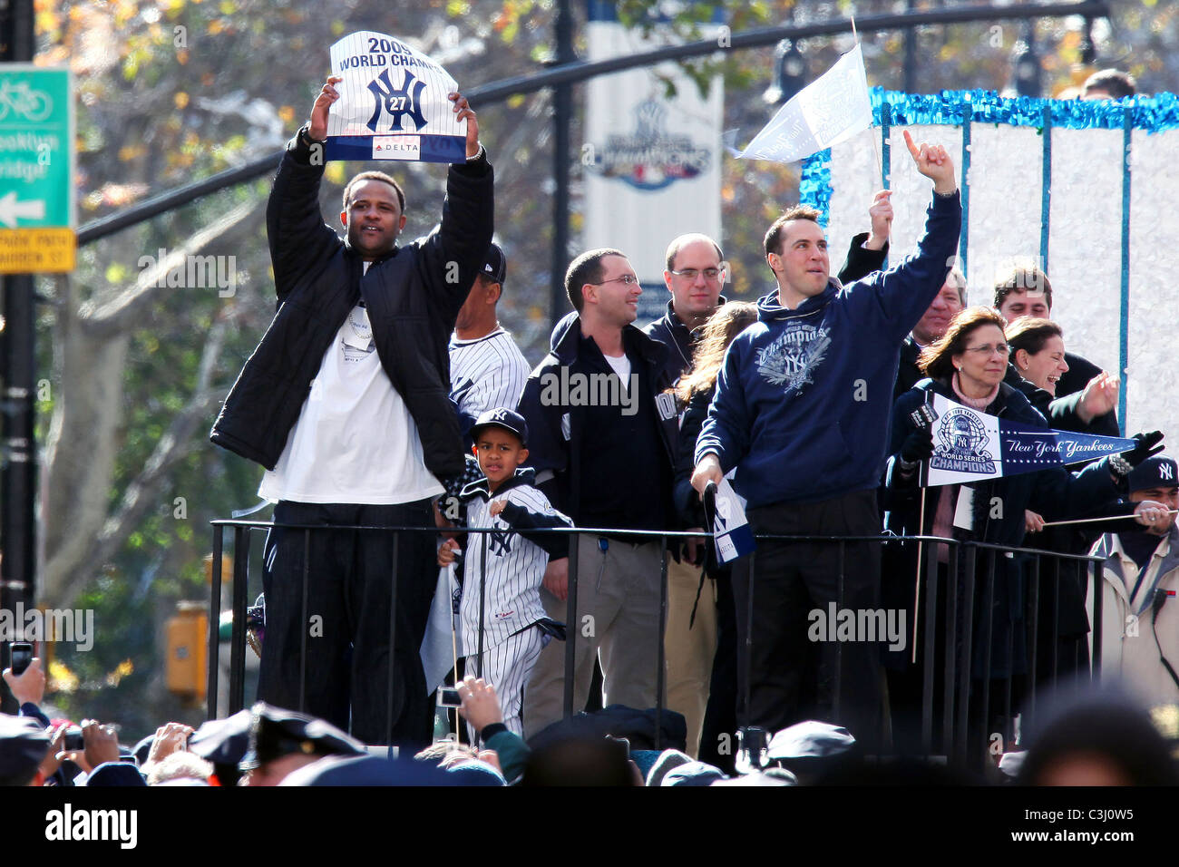 Derek Jeter The New York Yankees 2009 World Series victory parade New York  City, USA - 06.11.09 Stock Photo - Alamy