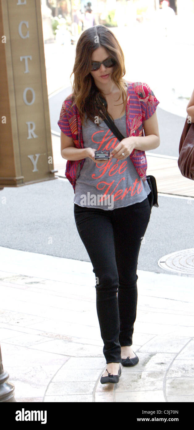 Rachel Bilson shopping at the store Americana at Brand with a friend