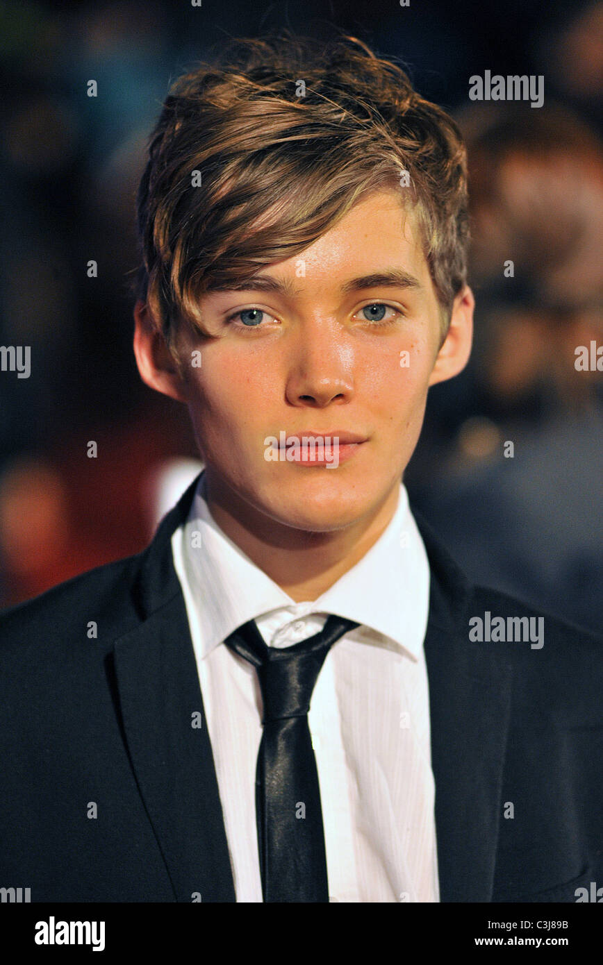 One of the stars of the film Toby Regbo arriving for the Times BFI