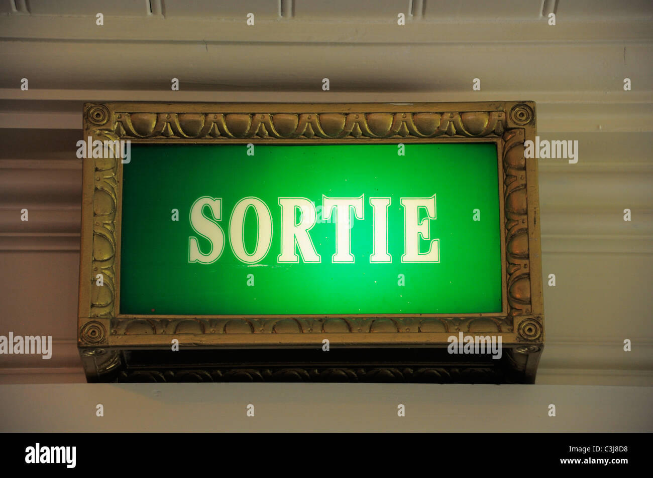 French exit sign hires stock photography and images Alamy