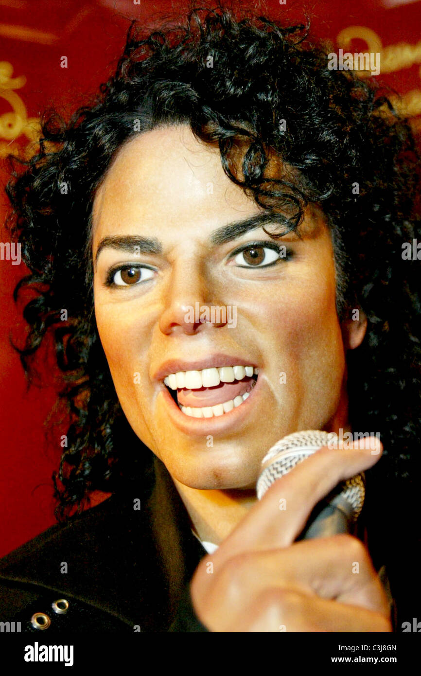 Michael Jackson wax figure, depicted to represent what he looked like