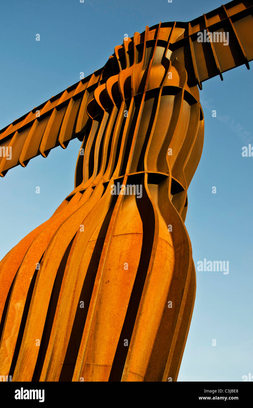 The "Angel of the North" giant sculpture near Gateshead, Northumberland