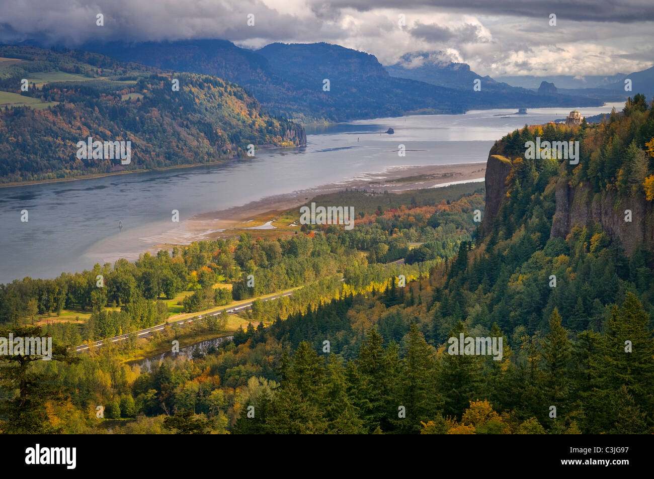 USA, Oregon, Columbia River Gorge Stock Photo