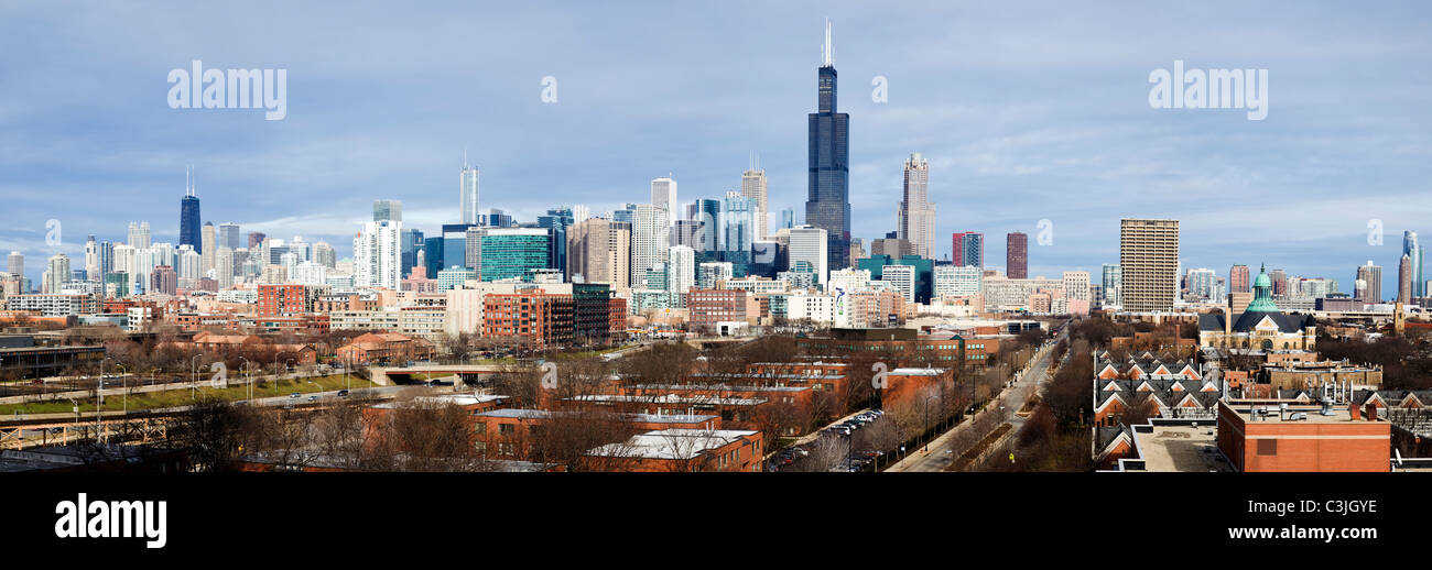 USA, Illinois, Chicago skyline Stock Photo