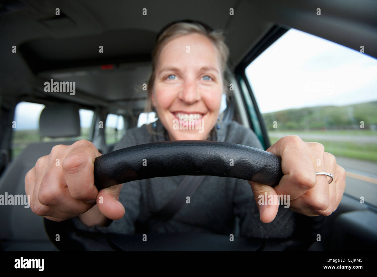 Adult car hi-res stock photography and images - Alamy