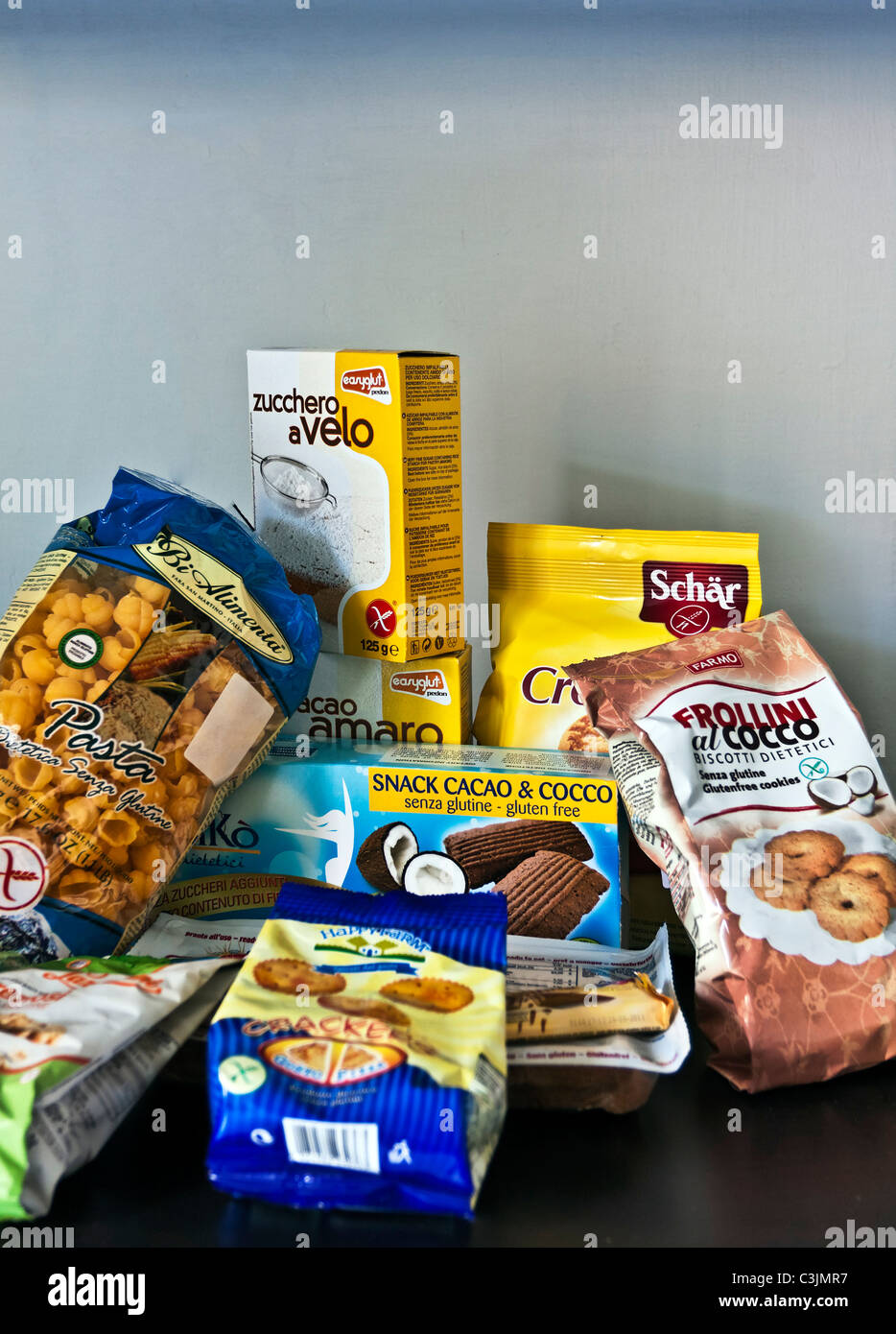 Assortment of Gluten Free Products Stock Photo Alamy