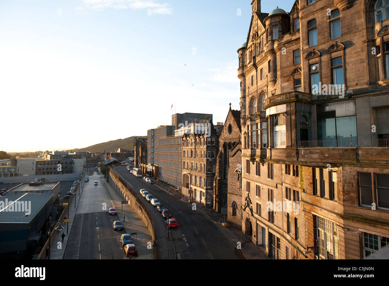 Jeffrey Street in the Old Town of Edinburgh, Scotland. PhotoJeff