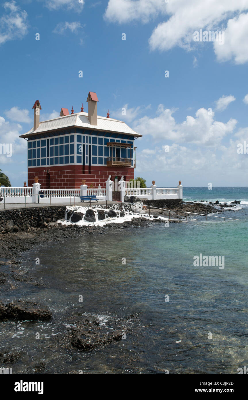 dh ARRIETA LANZAROTE Lanzarote coast luxury home house property Stock