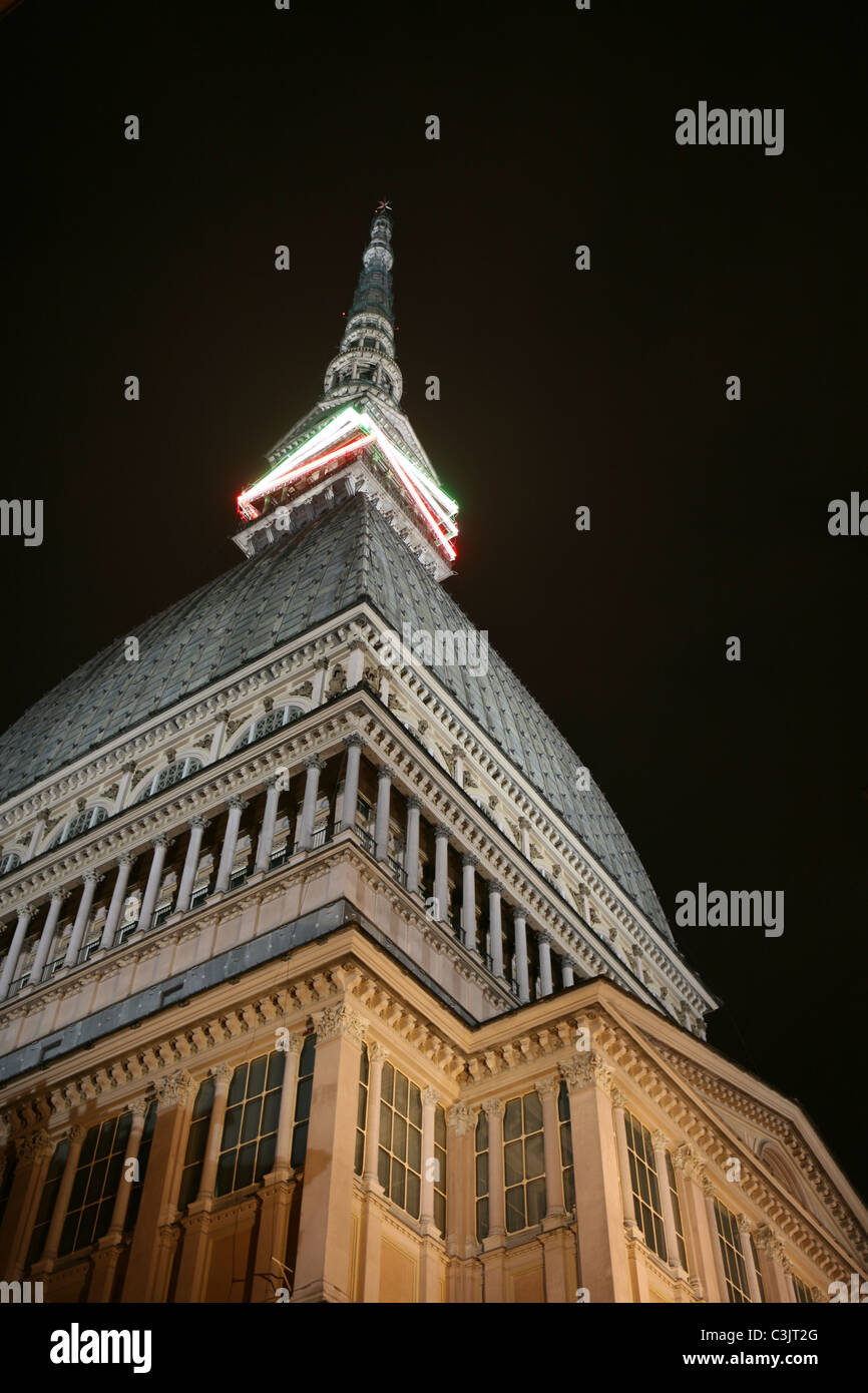 Mole Antonelliana now a cinema museum in Turin Italy Stock Photo - Alamy