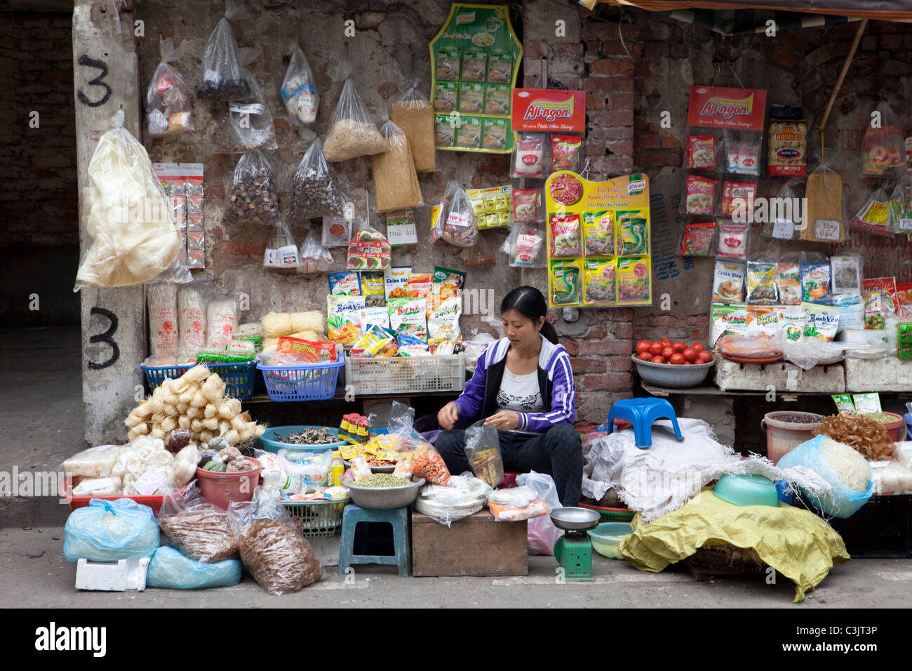 Shop, Hanoi, Vietnam Stock Photo