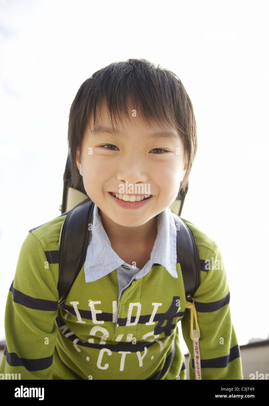 Boy smiling Stock Photo