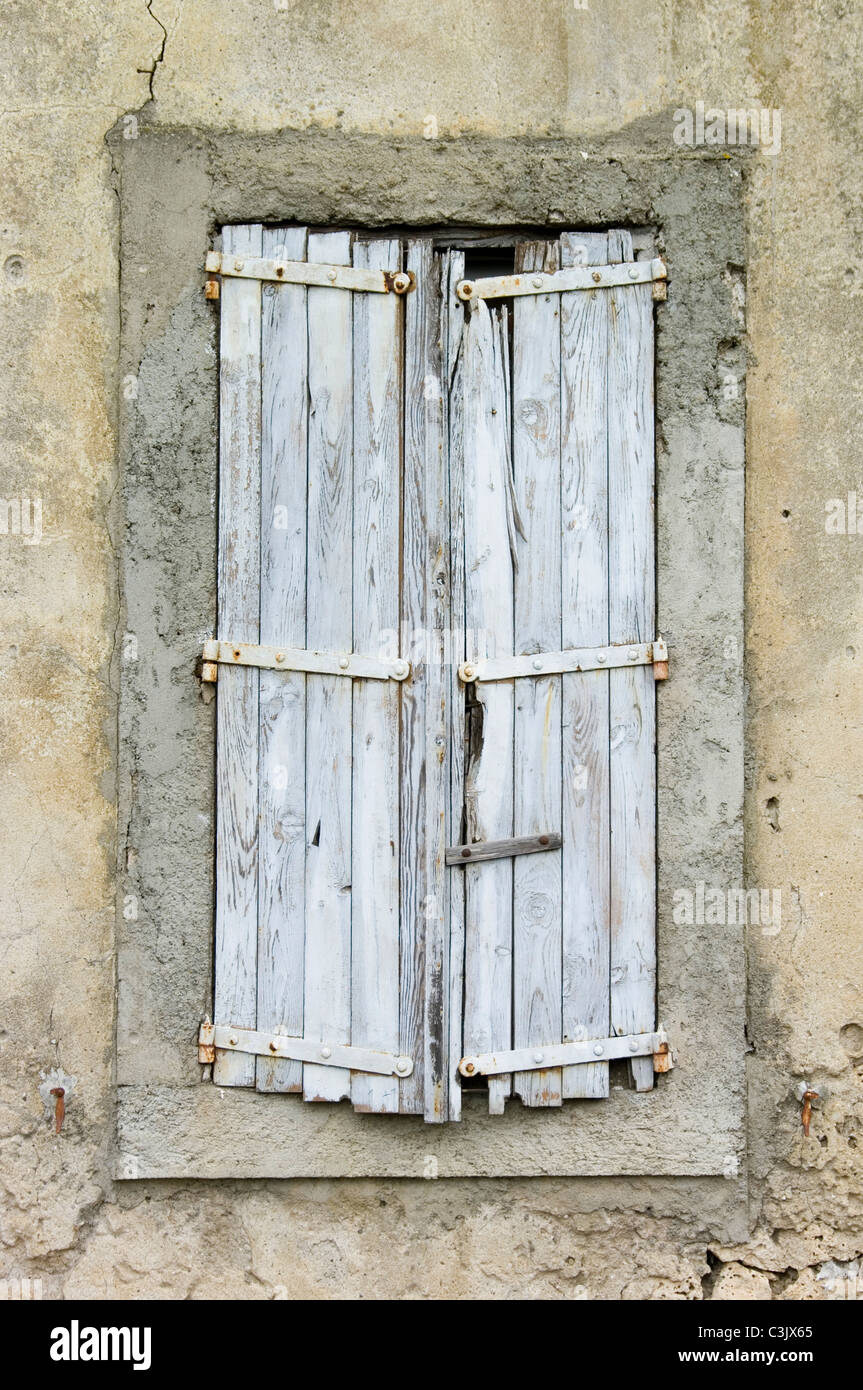 France, Aude, Carcassonne; Old closed window Stock Photo - Alamy