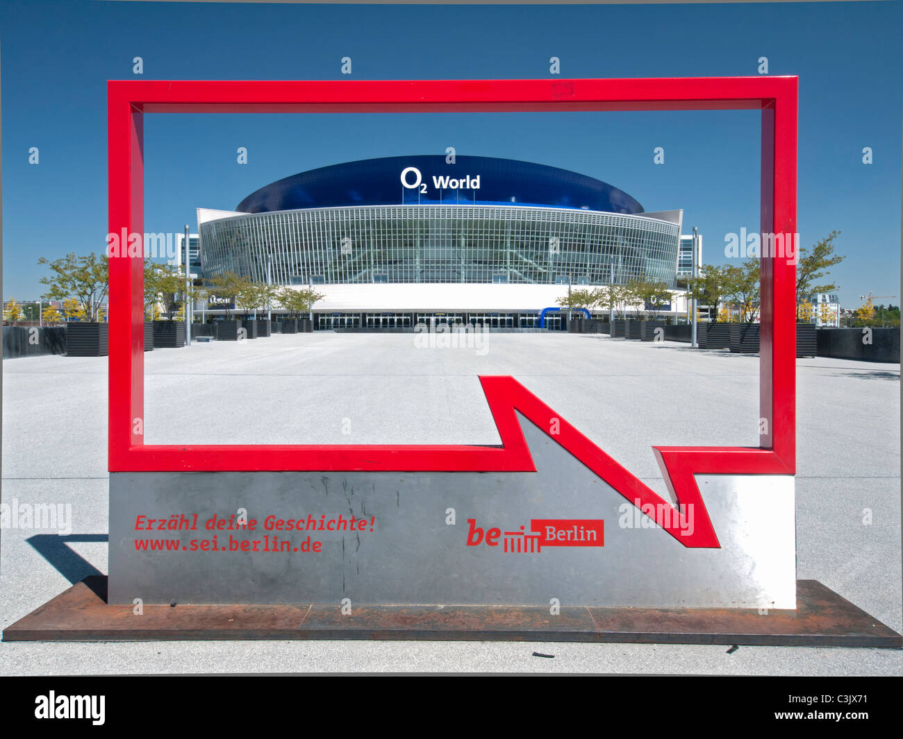 The O2 World Arena in Friedrichshain in Berlin Germany Stock Photo
