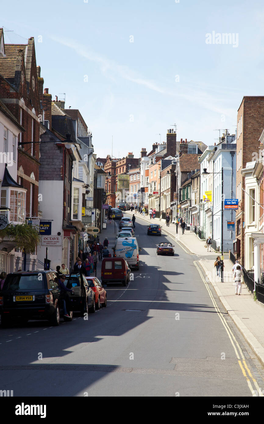 Lewes High Street, East Sussex Stock Photo