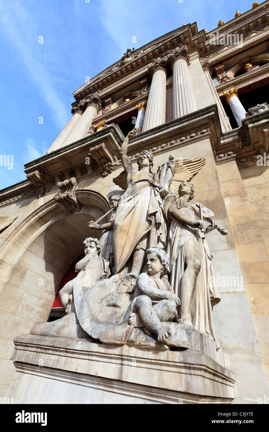 Sculpture outside the entrance to the Opera Garnier, Paris Stock Photo
