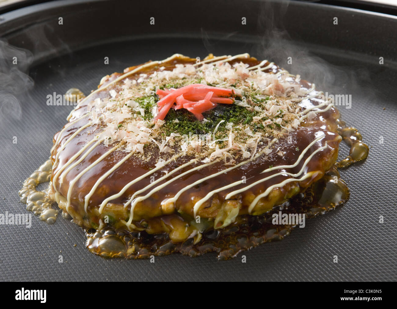 Okonomiyaki Stock Photo