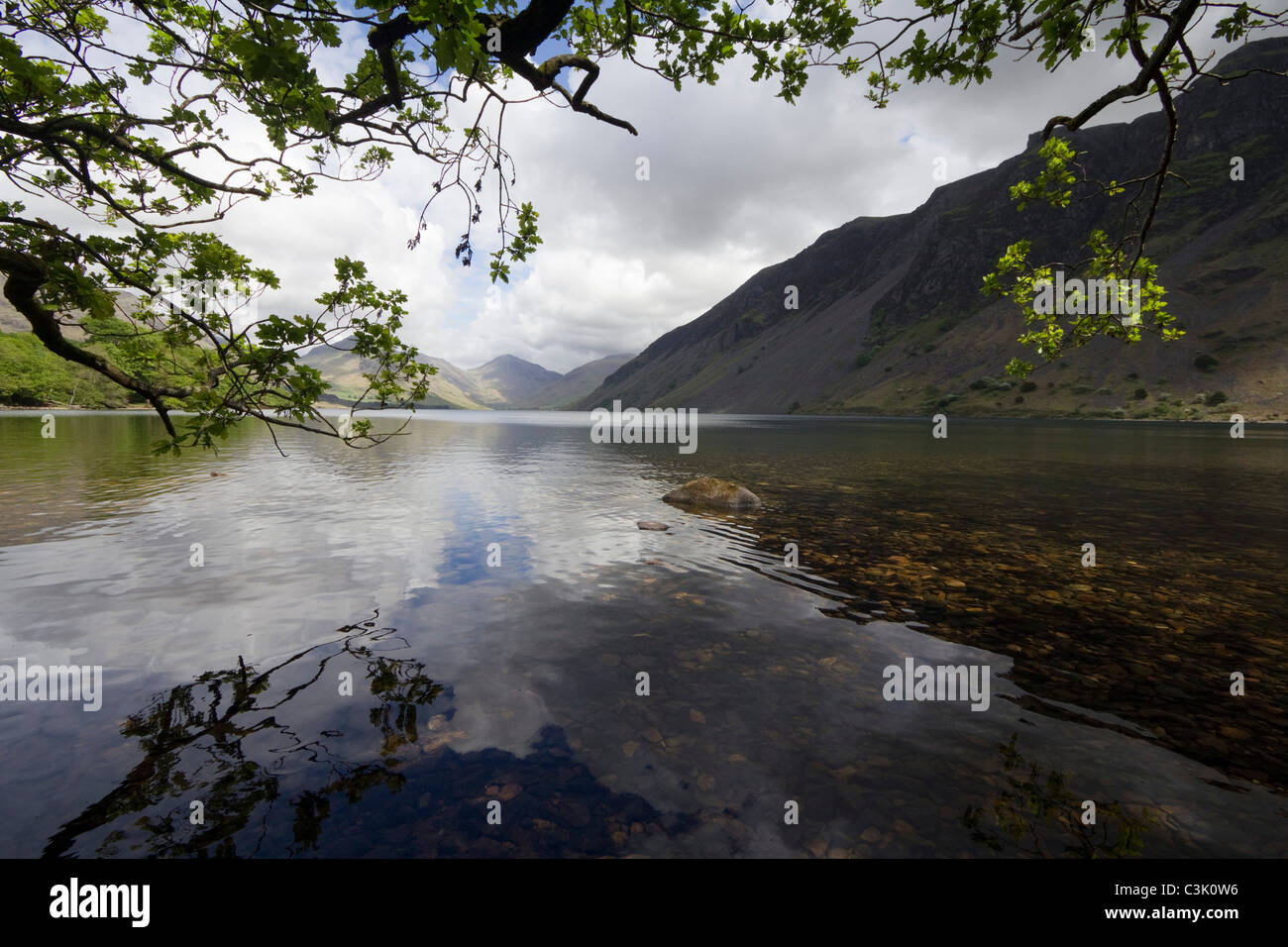 Wastwater Lake district deepest lake cumbria england uk Stock Photo - Alamy