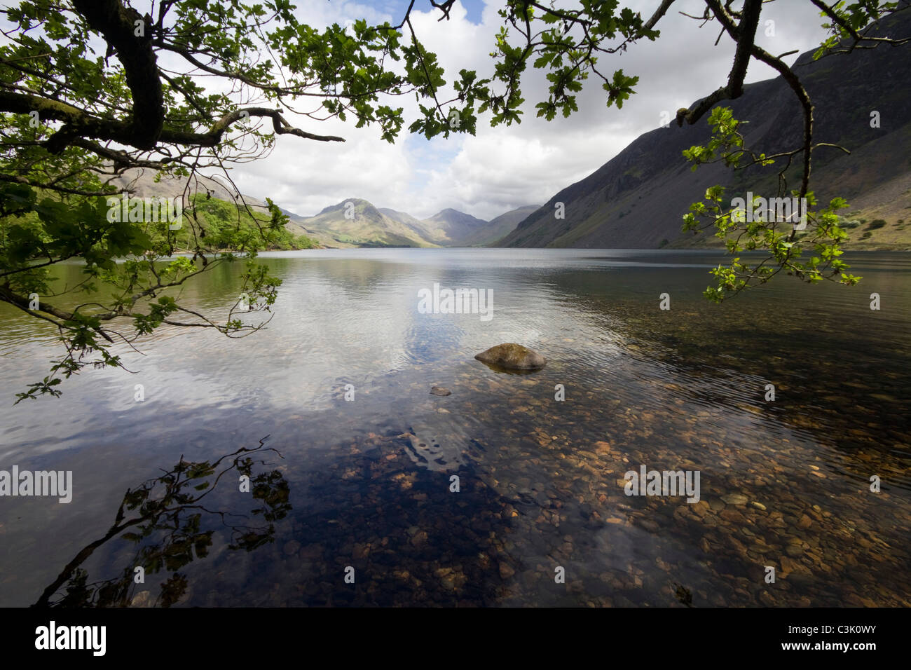 Wastwater Lake district deepest lake cumbria england uk Stock Photo - Alamy