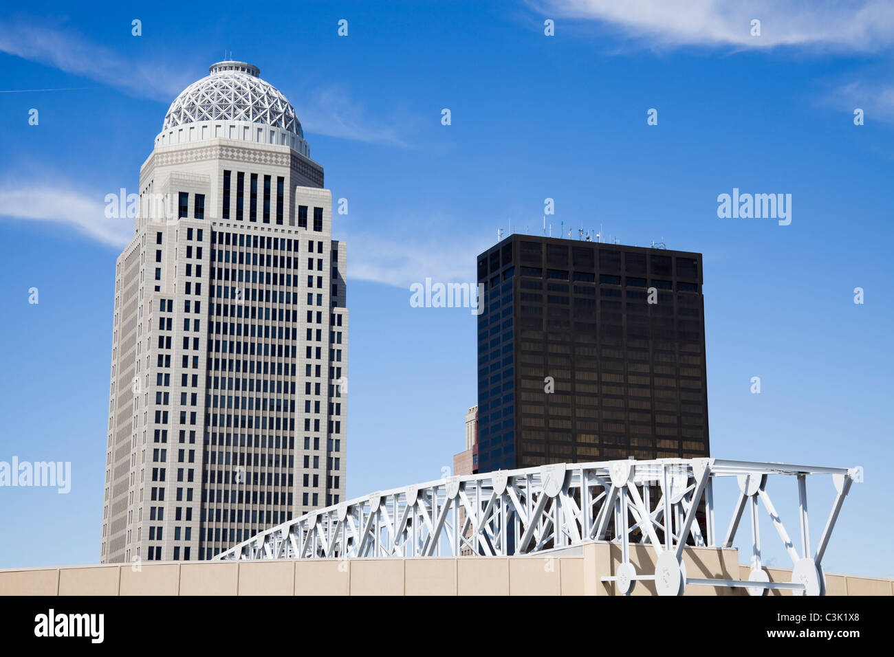 Downtown of Louisville, Kentucky, USA. Stock Photo