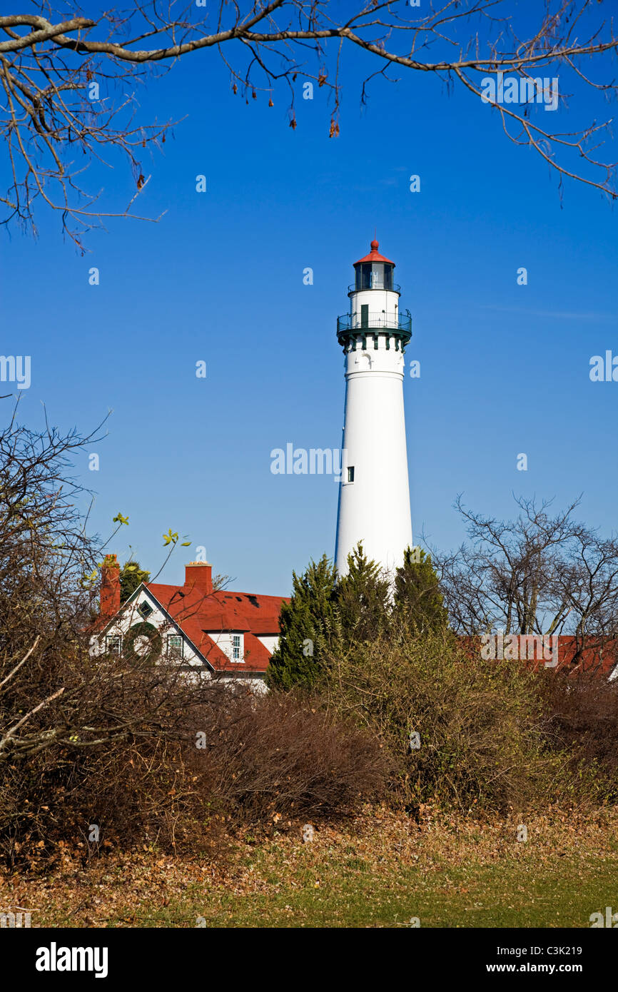 Wind Point Lighthouse Racine, Wisconsin, USA Stock Photo Alamy