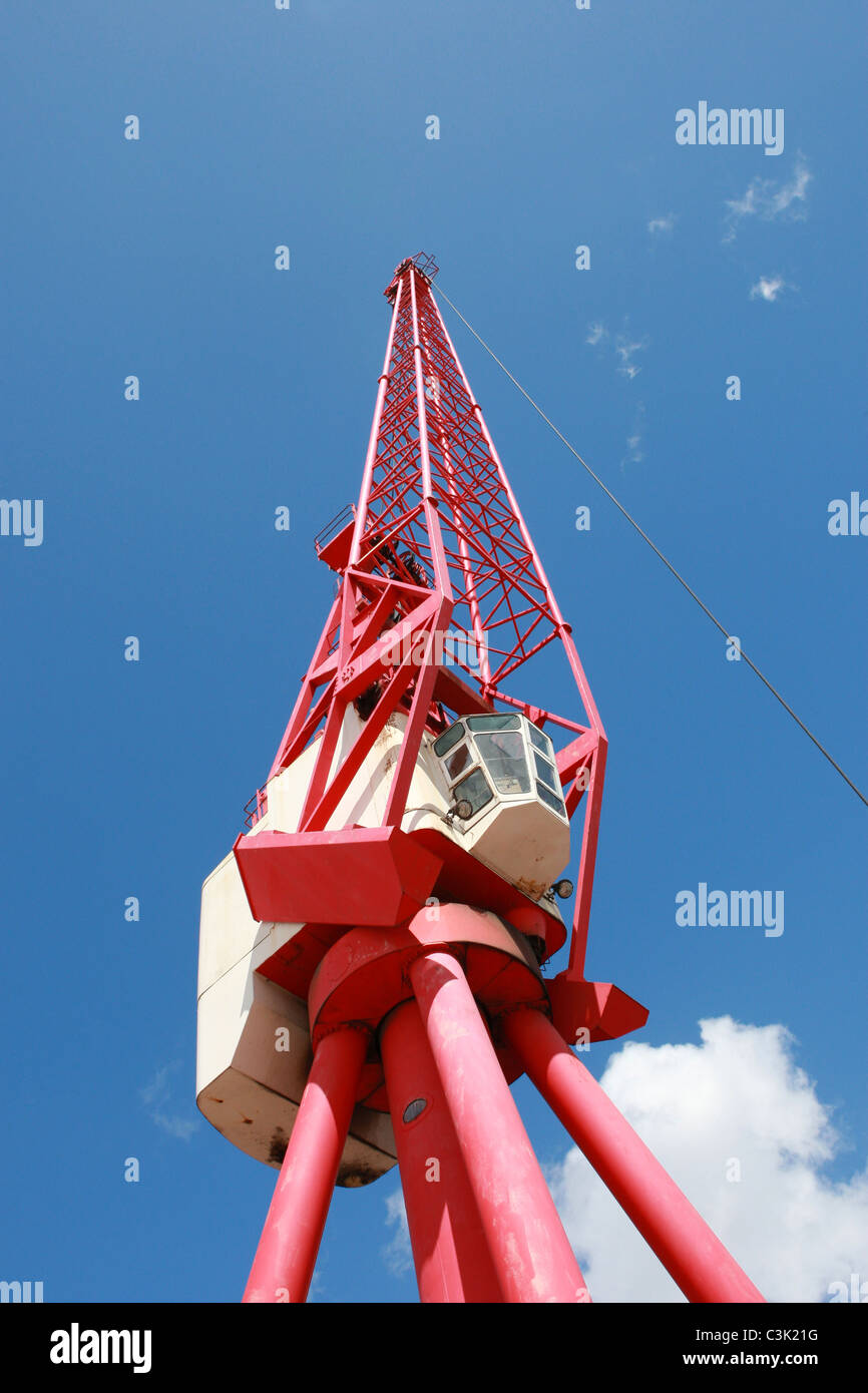 Crane at Avonmouth docks, Bristol, UK Stock Photo Alamy
