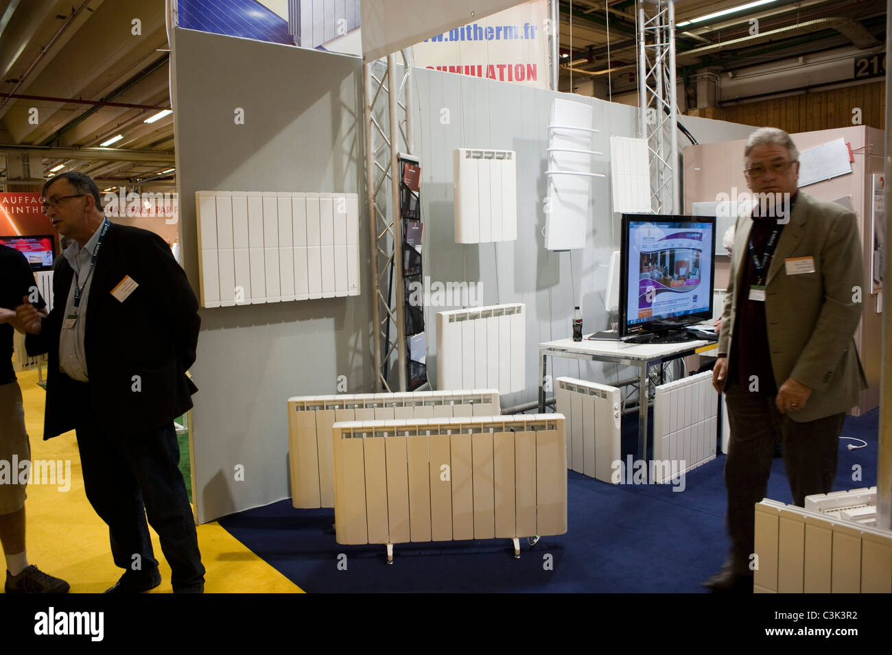 Paris, France, People Visiting Industrial Trade Show,