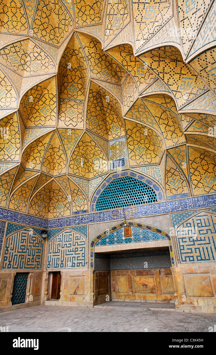 The Masjid-i Jami, Friday Mosque, Isfahan, Iran Stock Photo - Alamy