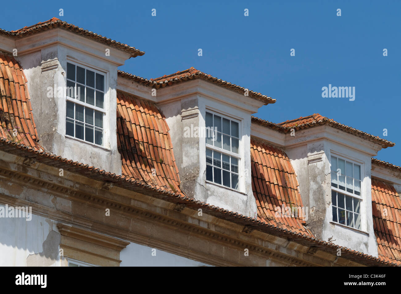 Three roof windows Stock Photo
