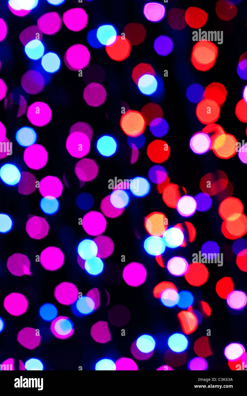 Blurred holiday lights hi-res stock photography and images - Alamy