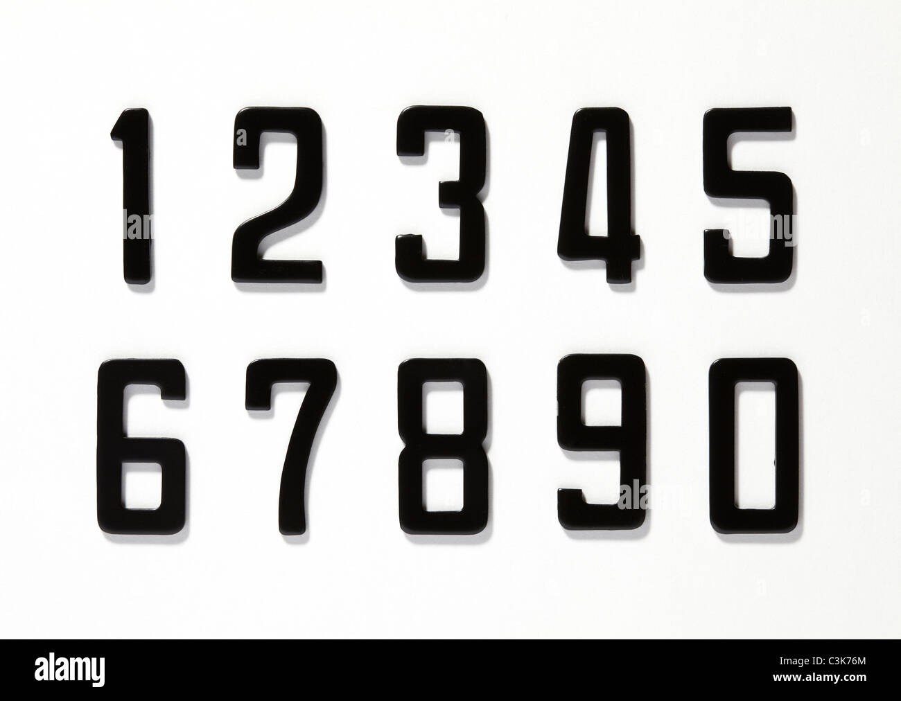 Arabic numbers zero hi-res stock photography and images - Alamy