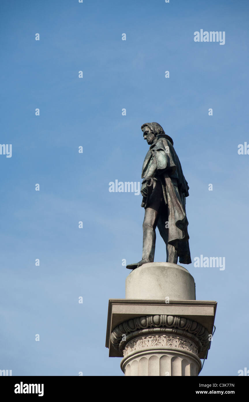 South Carolina, Charleston. Downtown, Marion Square. Statue of John C