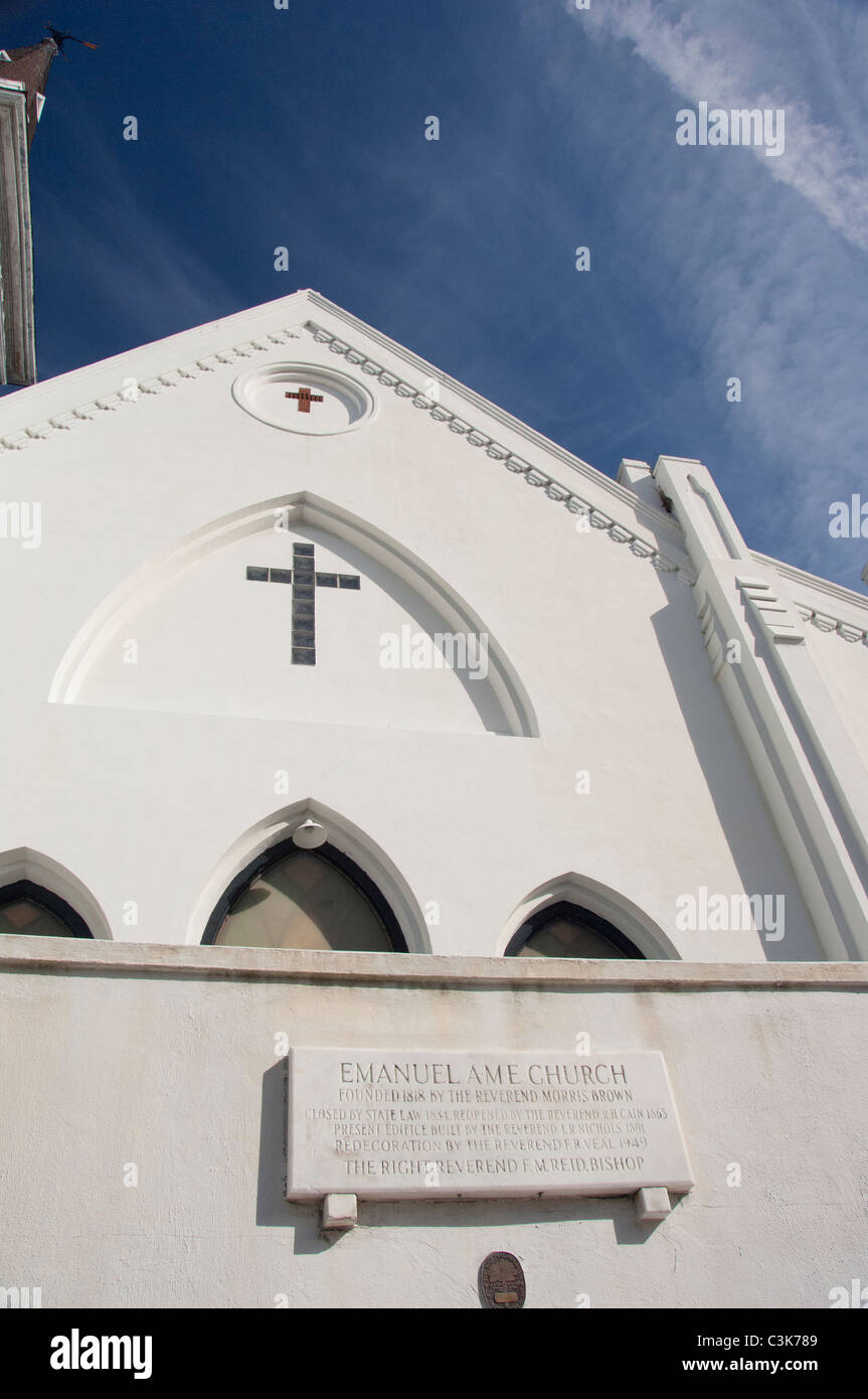 South Carolina, Charleston. Emanuel AME Church, founded in 1818. Stock Photo