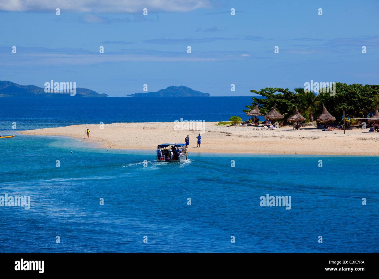South Sea Island Resort,Mamanucas, Fiji Stock Photo
