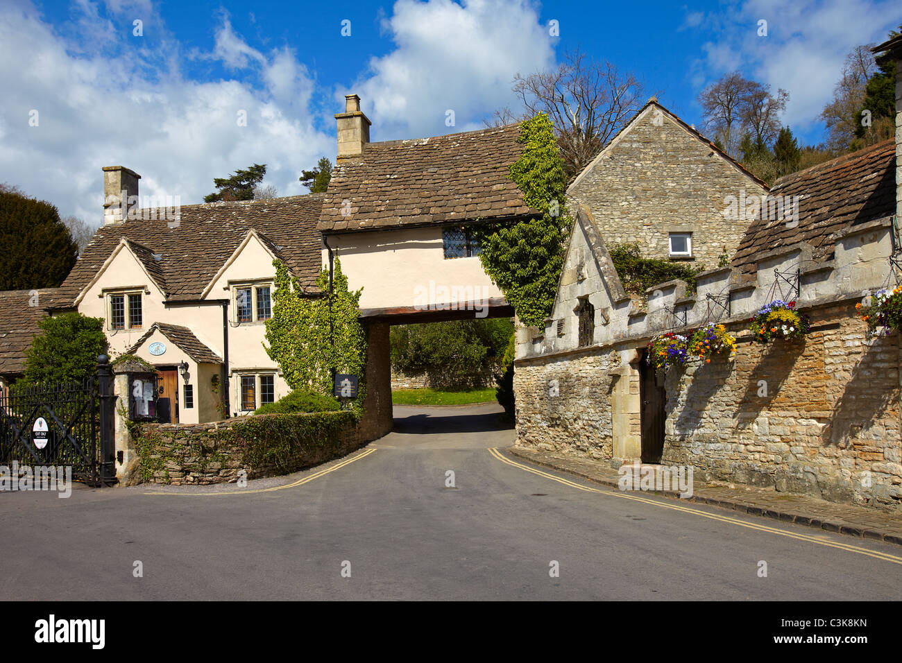 Castle Combe village, Wiltshire, England, UK Stock Photo Alamy