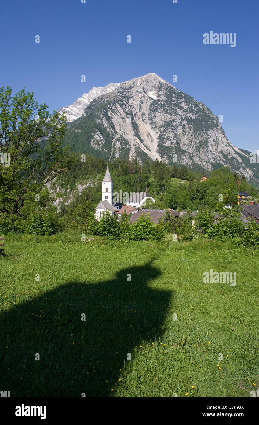 Austria, Styria, Purgg-Trautenfels, View of church heiliger georg Stock Photo