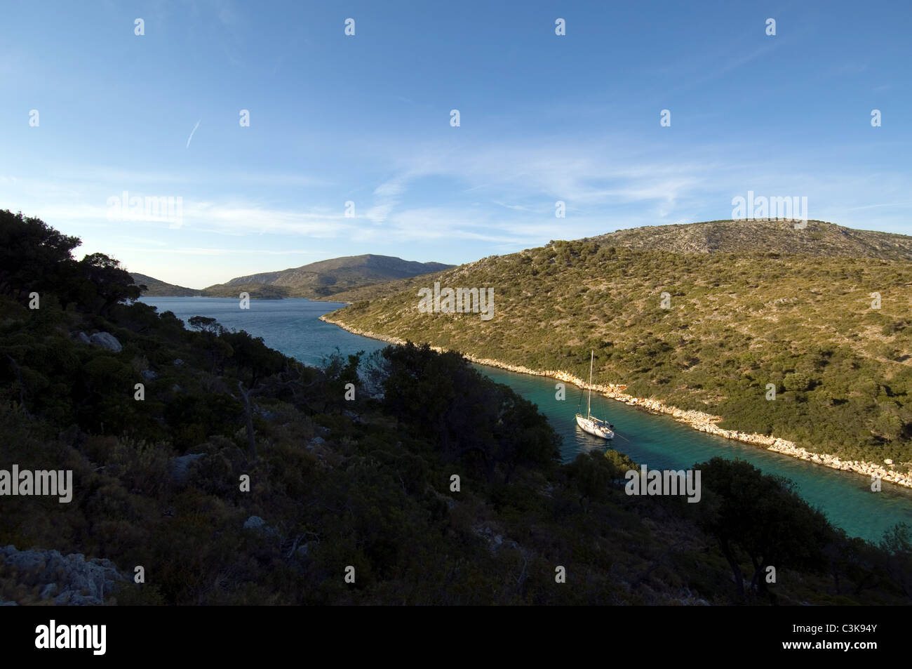 Anchoring Stock Photo