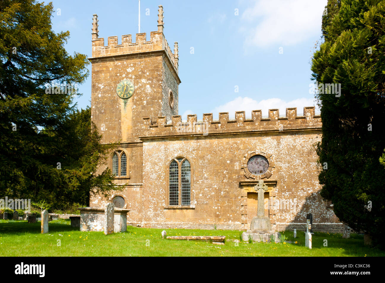 Scenic Church in Dorset England UK Stock Photo