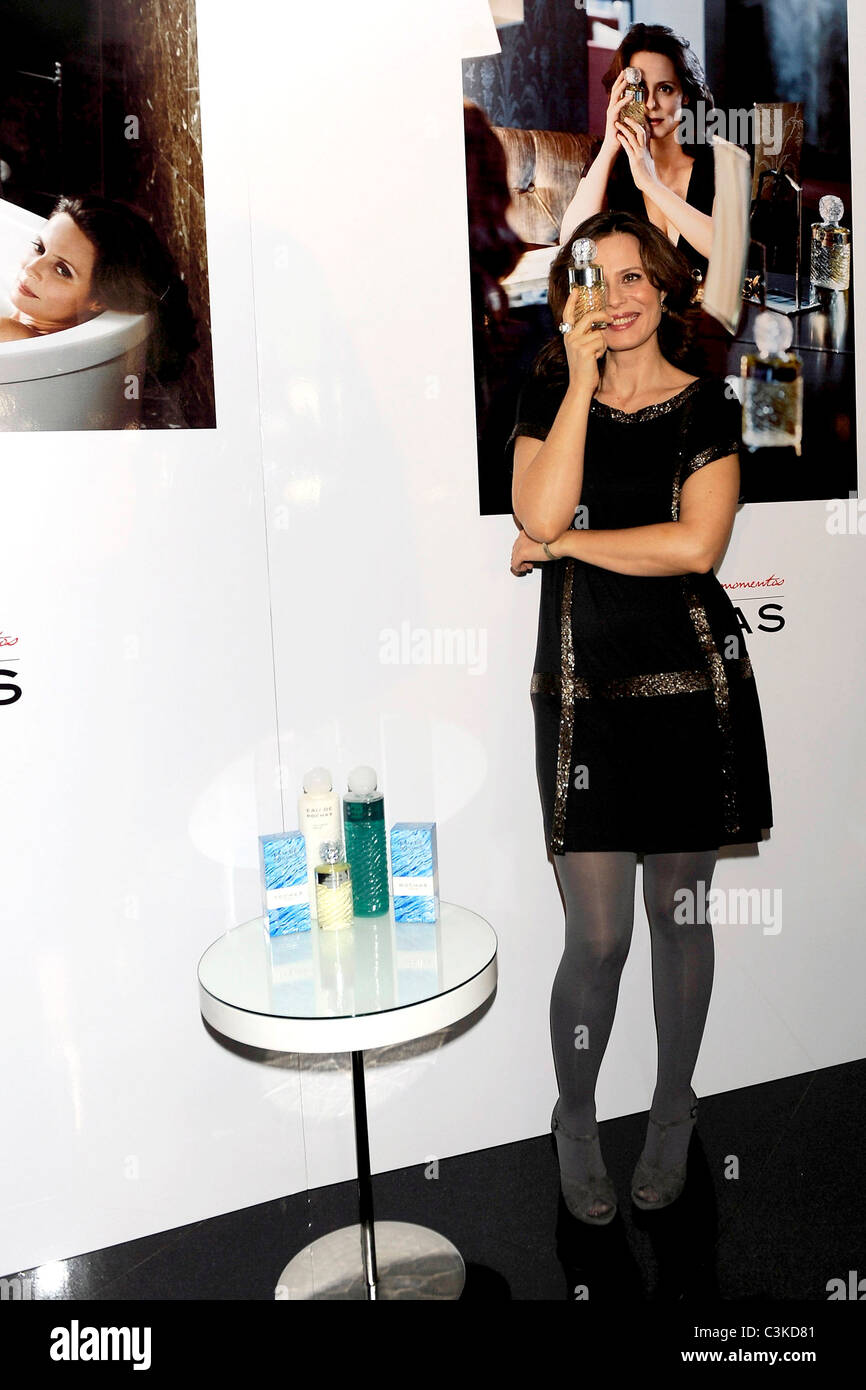 Actress Aitana SanchezGijon presents the new 'Magic Moments' fragrance at the Vincci Hotel