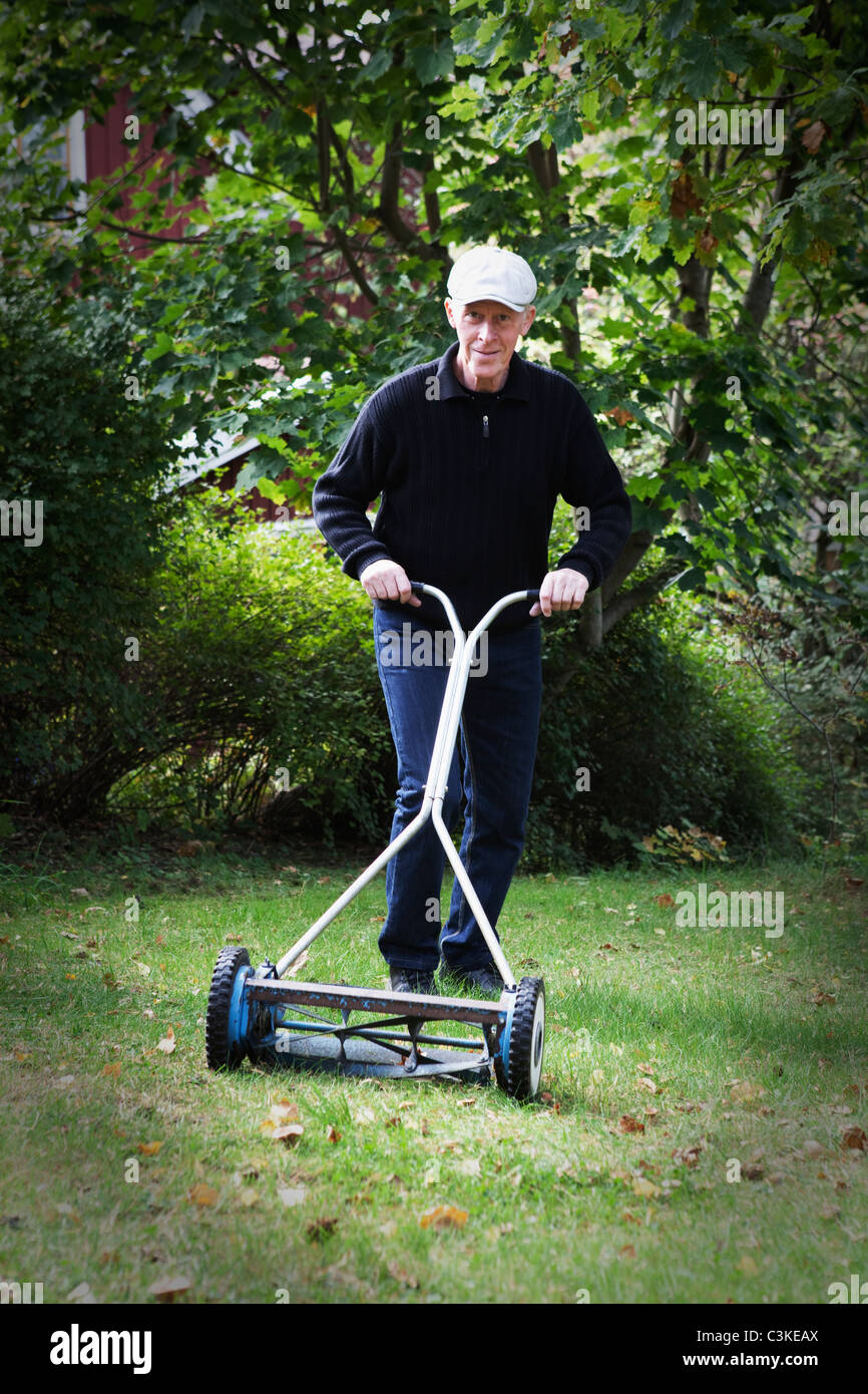 Old Lawn Mower High Resolution Stock Photography and Images - Alamy